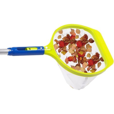 Épuisette de Nettoyage pour Piscine Filet à Feuilles Maillage Fin Panier Mailles Fines Débris Équipement Aquarium et Spa - (1/5)