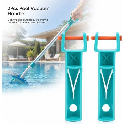 Poignée Aspirateur Piscine - ABS Robuste 14cm - Lot de 2 Pièces pour Tête d'Aspiration Standard, Remplacement Facile et Durable (1/5)