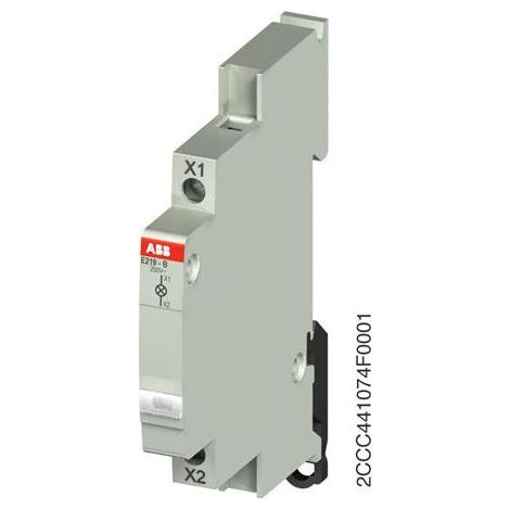 Voyant lumineux 1 LED Blanche 12-48V AC/Dc 2CCA703420R0001 ABB 703420 (1/2)
