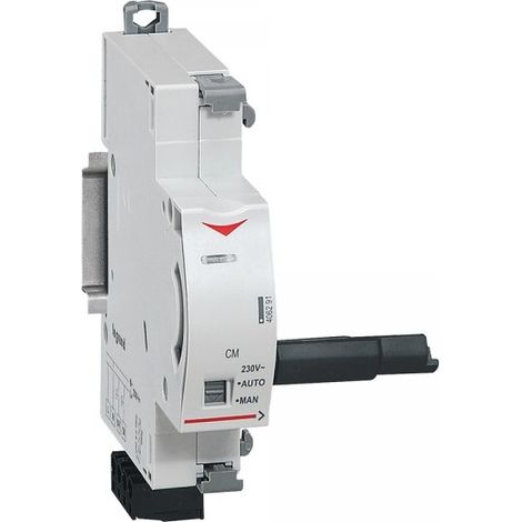 Commande motorisée fonction ON et OFF pour un produit DX 1 module par pôle 230V 1 module (406291)