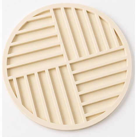 dessous-de-plat isolant blanc cassé renforcé modele 1