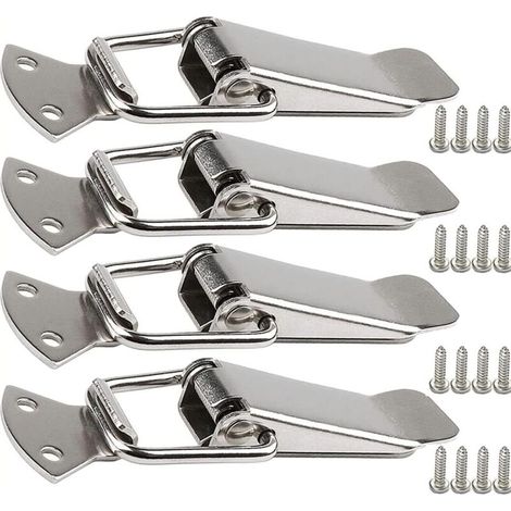 Fermoir de tension en acier inoxydable avec vis, fermoir à levier de 56 mm, loquet à ressort à bascule, clip de serrage, fermeture de boîte, capuchon de verrouillage pour boîte à outils