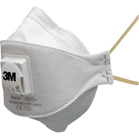 MASCHERA RESPIRATORIA SERIE 9300 AURA CON VALVOLA 9332 FF P3- 10 pezzi  - 3M