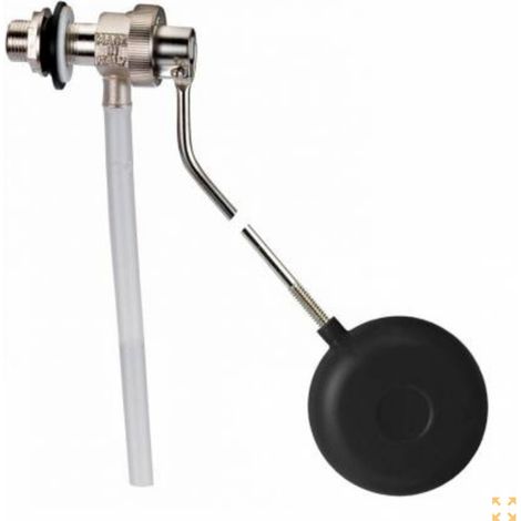 TrAdE Shop Traesio - Galleggiante Cassetta Wc 3/8 Rubinetto Per Scarico Universale Ottone Con Sfera -