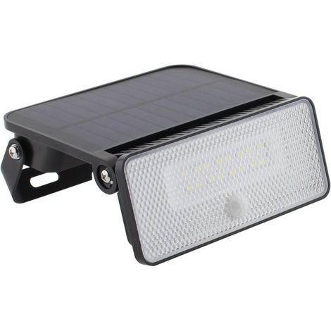 Aplique LED SOLAR TAZ 30W, sensor PIR, batería reemplazable, Litio 3,7V - 2000mAH, Blanco neutro (1/4)