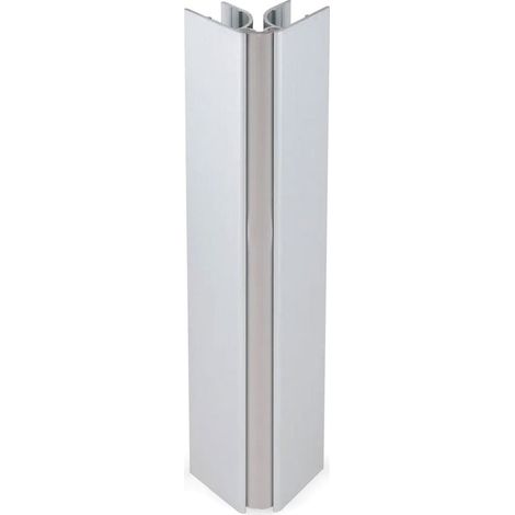 Zocalo Aluminio Liso: Esquina Flexible 165 Mm