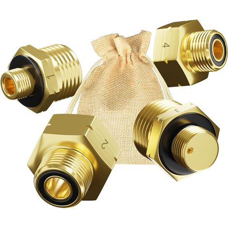 Kit Adaptateur de Gaz Européen - en Laiton (1/5)