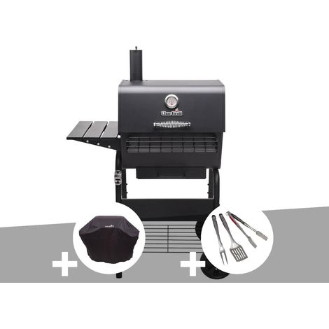 Barbecue à charbon Charcoal M + Housse de protection + Kit 3 ustensiles - Char-Broil (1/5)