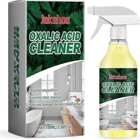 Nettoyant WC à l'acide oxalique pour un nettoyage en profondeur. L'acide oxalique puissant élimine les taches tenaces et assure une hygiène optimale des toilettes commerciales. (1/4)