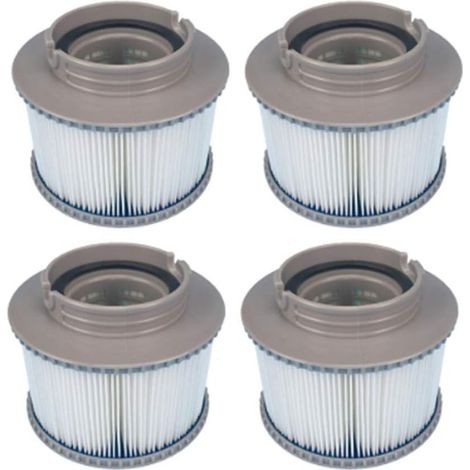 Lot de 4 filtres de rechange pour MSpa FD2089, cartouche de filtre pour piscine et spa (1/4)