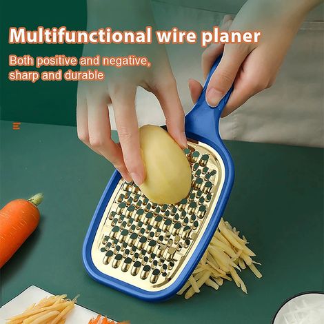 Râpe manuelle multifonction en acier inoxydable pour légumes et autres aliments, accessoires de cuisine