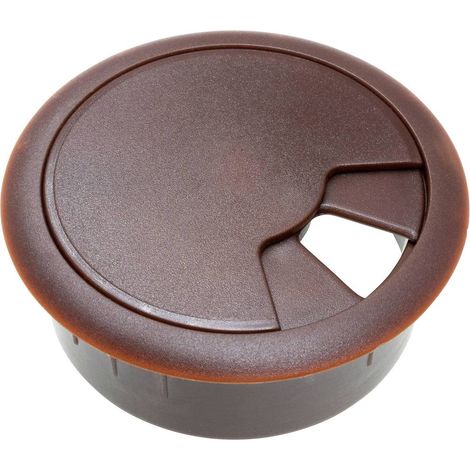 Passe-câbles TRU COMPONENTS WP50BN 452636 pour plan de travail ABS marron 1 pc(s) (1/2)