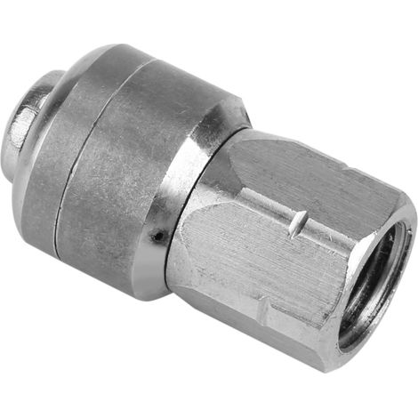 Buse rotative femelle 1/4" en acier inoxydable pour nettoyeur haute pression, accessoire de nettoyage de canalisations (1/5)