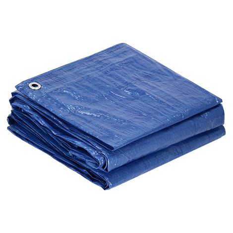 Plandeka 4x4m 60g/m2 gruba Blue protective tarpaulin:
Plandeka protettiva spessa blu 4x4m 60g/m2.