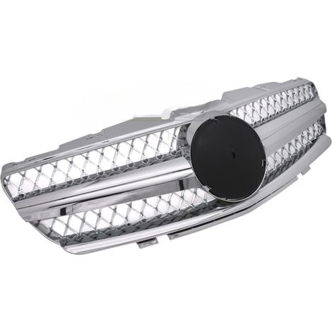 Grille calandre Mercedes SL R230 de 2001 a 2006 Chrome-42698671 (1/4)