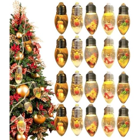 Générique Guirlandes Lumineuses de Noël Ornements festifs à piles (1/5)
