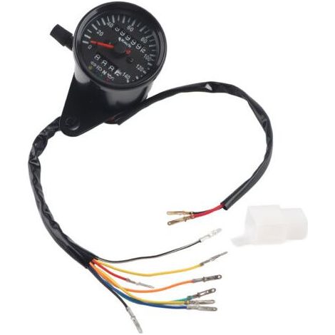 Compteur de vitesse universel, odomètre rétroéclairé par LED, pour motos et voitures (1/5)