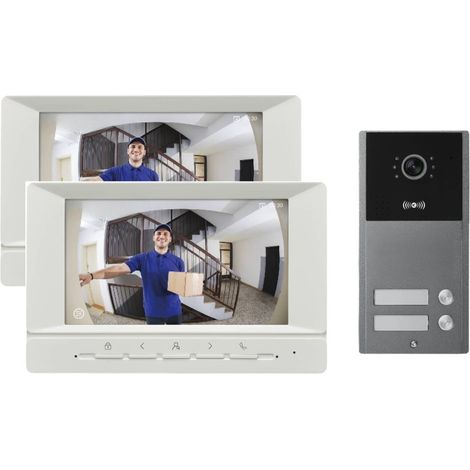 Visiophone collectif 2 boutons pour 2 appartements (1/4)