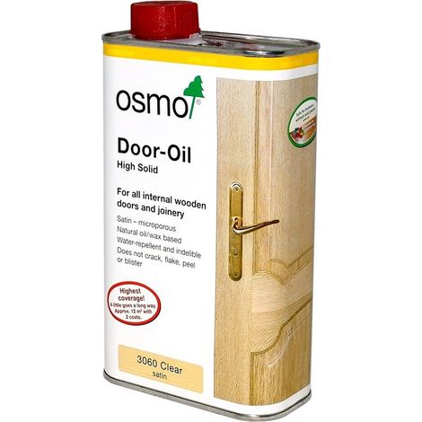 Osmo Door Oil - Satin - Clear - 1 Litre (1/2)