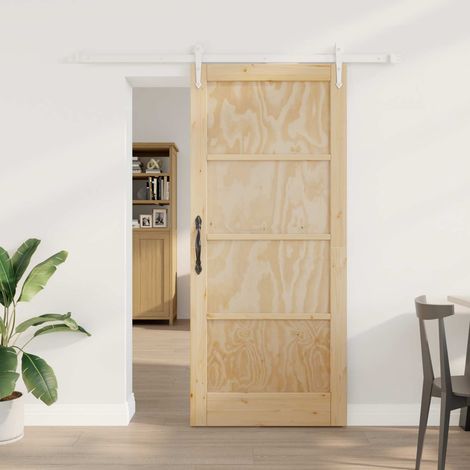 Puerta Corredera ORKDAL Natural y  86 x 198,5 cm