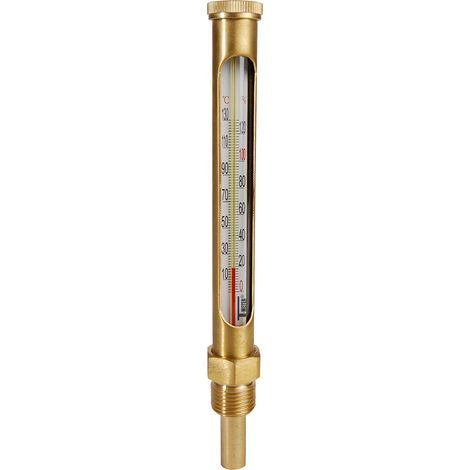 Thermomètre vertical droit plongeur 60 mm - 1/2" (15/21) - Thermador