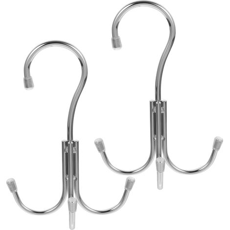 Porte sacs et organisateur de cravates en acier inoxydable 2 (1/5)