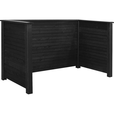 FRANKEL kaiserkraft, Habillage de poubelles Plank Profil, bois