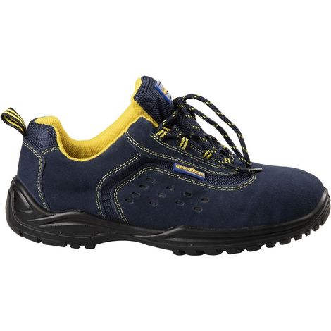 Goodyear  Scarpe antinfortunistiche metal-free S1P in pelle scamosciata blu numero 43 (1/4)