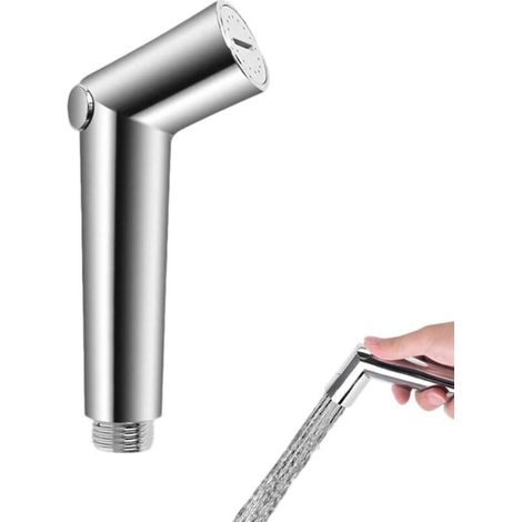Bidet de douche à main 1 pièce, pulvérisateur à pression réglable pour la salle de bain à la maison, pulvérisateur antirouille à pression réglable pour le nettoyage des bébés et des animaux (1/4)