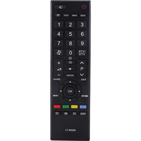 Nouvelle télécommande universelle noire de remplacement CT-90329 pour téléviseur intelligent LCD Toshiba (1/5)