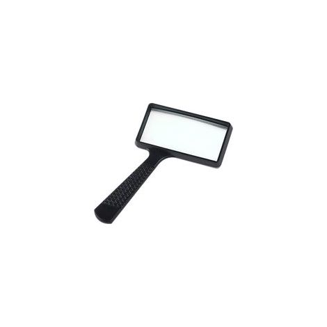 Loupe à main 10X – Lentille en verre résistant aux rayures – Grand champ de vision 10 x 5 cm – Conception ergonomique pour lecture prolongée (1/5)