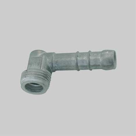 Raccordo portagomma maschio a 90° 1/2" - ø 9 mm (gpl)