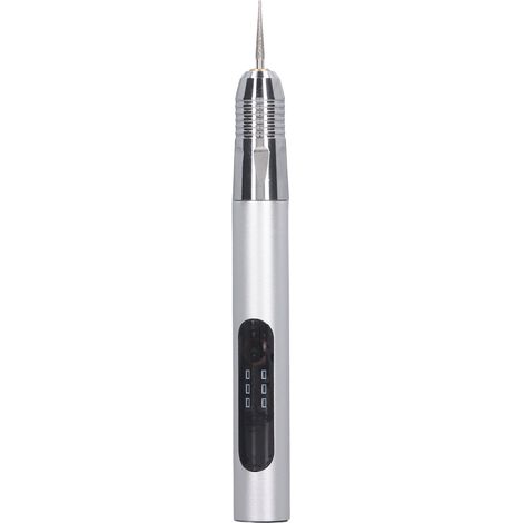 Stylo graveur électrique, stylo polisseur, stylo à lettrage, pochoir, mini ponceuse électrique rechargeable réglable, petit polisseuse à ongles électrique à batterie lithium (1/5)