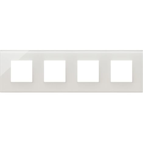 VIMAR - 22669.71 Placca 8M (2+2+2+2)int71 bianco latte