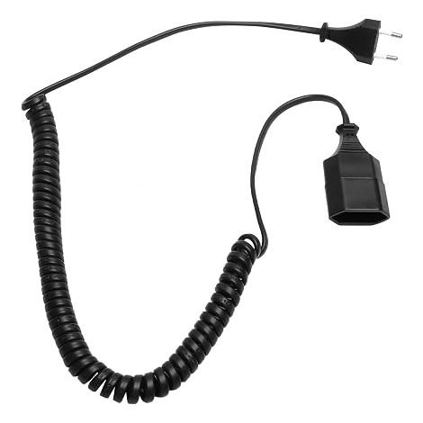 3m 2 Core Flat Extension Cord with European Plug Extension Cable with Flat Plug for TV Game Console Office Outdoor Use (1/5)