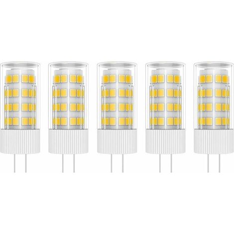 5X G4 Lampe LED 5W Ampoule Lampe 51 SMD 2835LEDs Blanc Chaud 3000K Ampoule LED Équivalent à lampe halogène 50W AC/DC 220V (1/4)