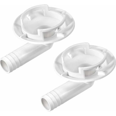 Anschluss-Winkelstück für Klimaanlagen-Ablaufrohre, passend für Mini-Split-Geräte und Fensterklimaanlagen (40 mm, 2 Stück)