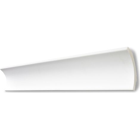 Decosa Zierprofil B10, weiß, 72 x 72 mm, Länge: 2 m - 05 Stück