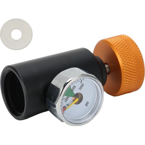 Adaptateur de Recharge CO2 avec Manomètre 3000 psi pour Soda et Accessoires (1/5)