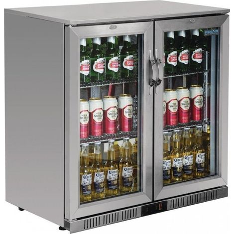 Arrière-bar 2 portes battantes vitrées 208 Litres, 230 W, 220 V - MONO (1/5)