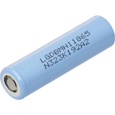 LG Chem INR18650MH1 Batteria ricaricabile speciale 18650 adatto alle alte correnti Li-Ion 3.7 V 3000 mAh 1 pz.
