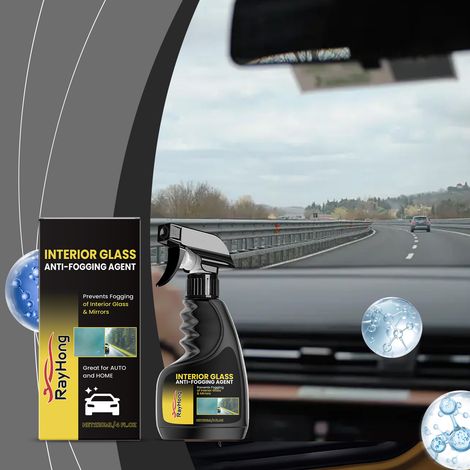 Antibeschlagspray für Autoinnenräume, Antibeschlagspray für Autofenster, Scheibenreiniger und -aufheller – 120 ml -- DE (1/5)