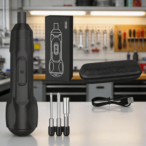 Jeu de tournevis électrique sans fil professionnel rechargeable par USB, outil manuel pour l'assemblage électronique, les loisirs et l'entretien automobile.