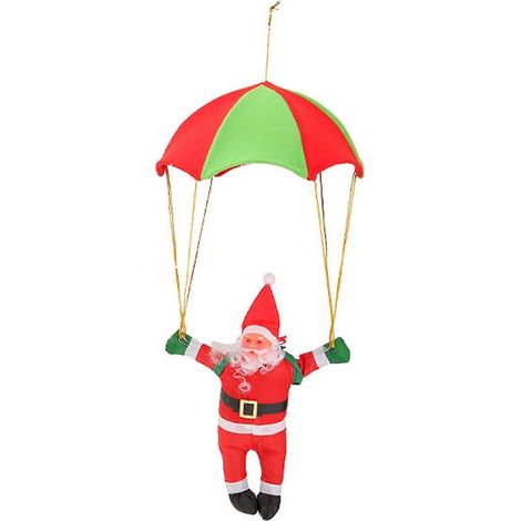 Échelle de 25 cm avec corde pour grimper, décoration de Noël avec figurine de Père Noël à suspendre au sapin, 100 % neuf (1/4)