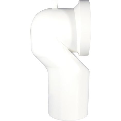 Codo desagüe IDS TONIC 90Gr. blanco angulado