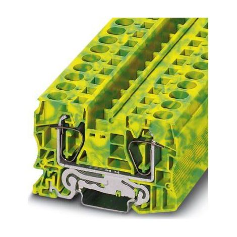 BLOCCO CONNETTORE A MOLLA PER CONDUTTORE DI PROTEZIONE CONTENUTO: 25 PZ PHOENIX CONTACT ST 16-PE 3036165