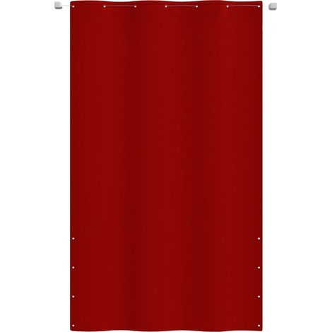 Maison Exclusive - Balkon-Sichtschutz Rot 140x240 cm Oxford-Geweb