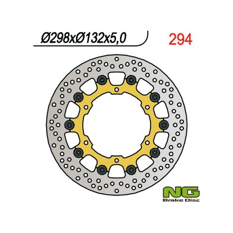 Disco de freno delantero flotante Yamaha YZF R6 R1 FZS FJR XJR XVZ XV 298 mm