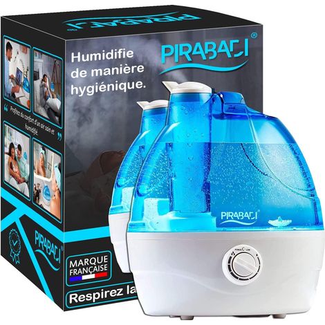 Humidificateur (réservoir d'eau de 2,2 L) Fonctionnement silencieux et réglable Faible consommation d'énergie (1/5)
