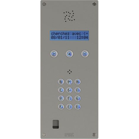 Def Bibus Audio 2L Inox Clavier - Urmet Série DB audio 98150100